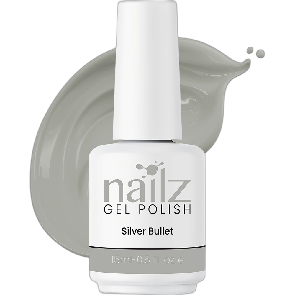 Nailz Gel Polish 15ml - 181 - Silver Bullet