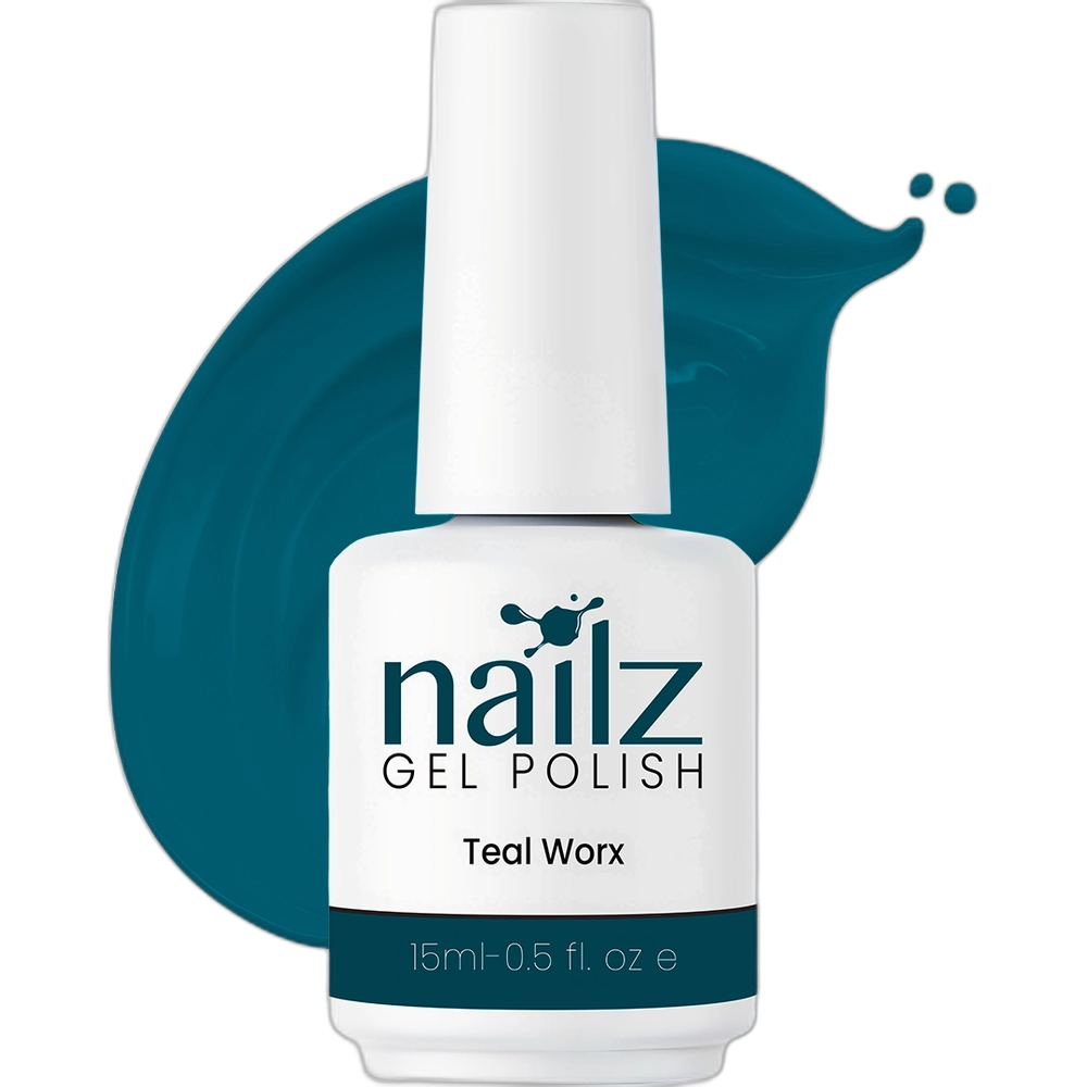 Nailz Gel Polish 15ml - 1712 - Teal Worx