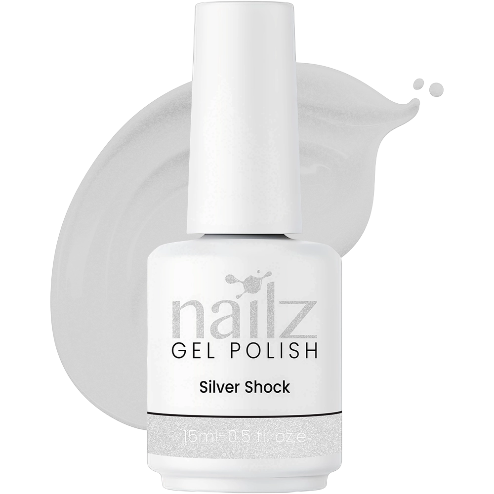 Nailz Gel Polish 15ml - Silver Shock