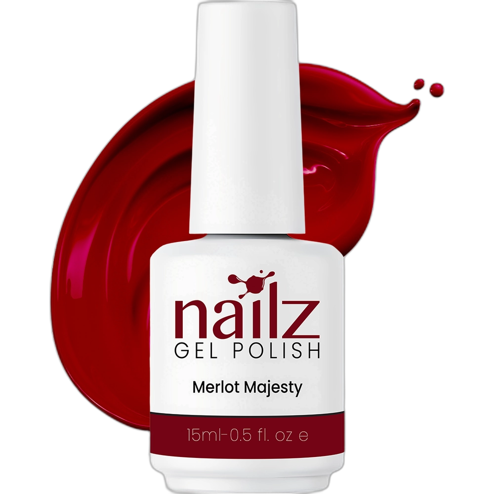 NAILZ Gel Polish 15ml - Merlot Majesty