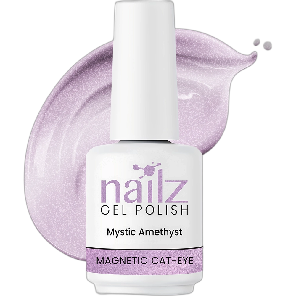 NAILZ Gel Polish 15ml Magnetic Cat Eye- Mystic Amethyst