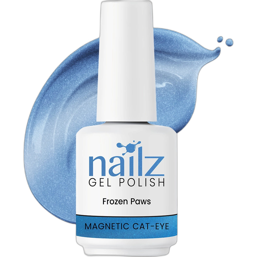 NAILZ Gel Polish 15ml Magnetic Cat Eye- Frozen Paws
