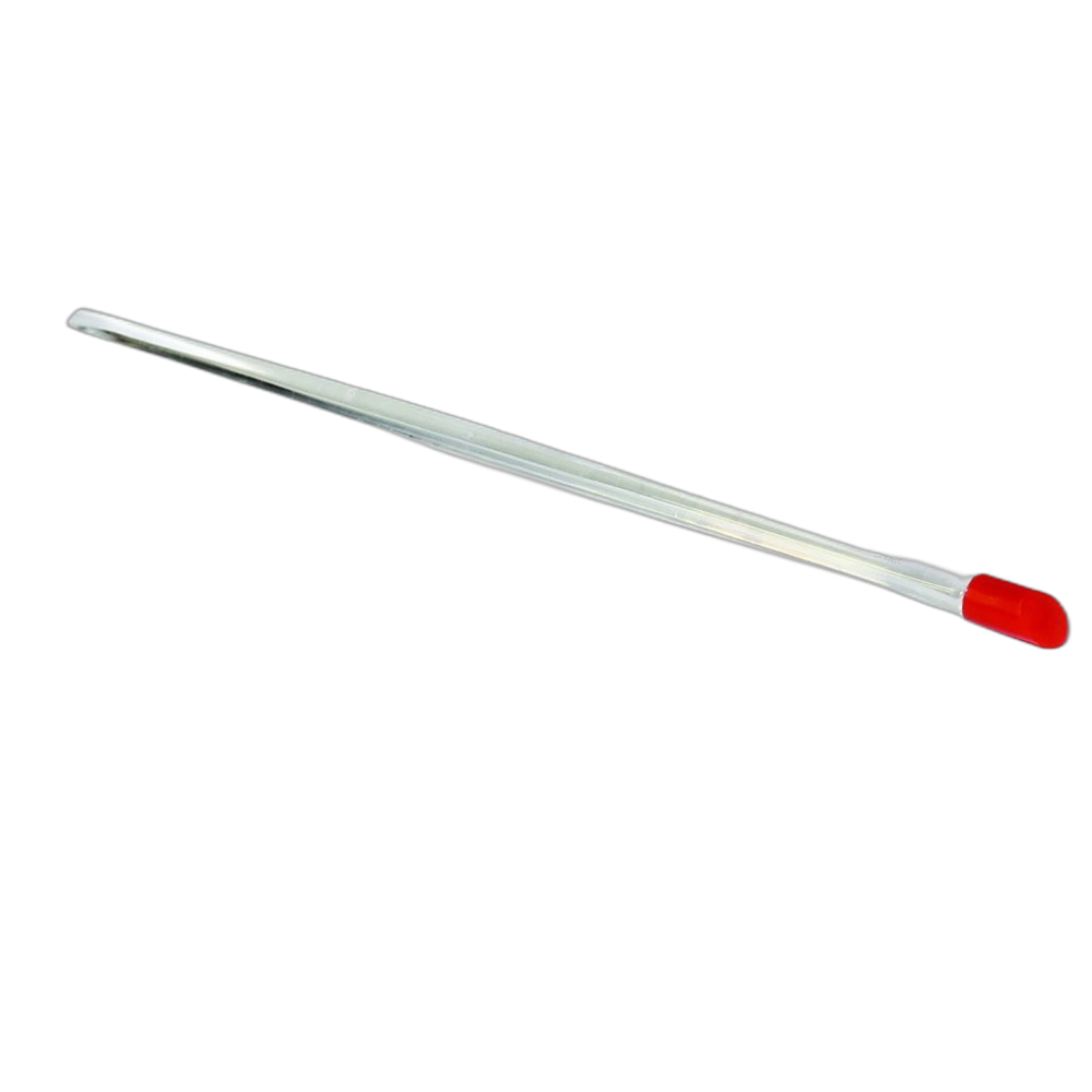 Rubber Tipped Cuticle Pusher - Long with Red Tip