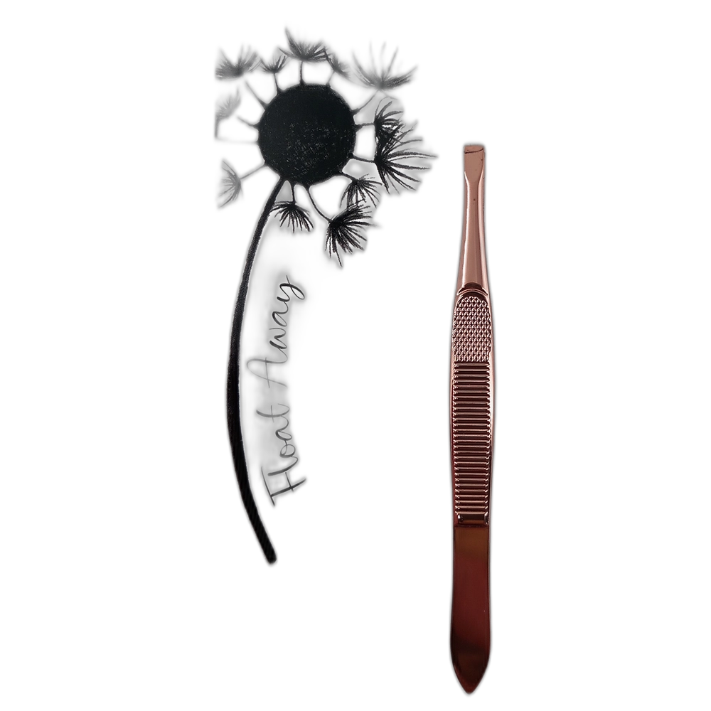 Spa Life Crab Tip Tweezer- Rose Gold