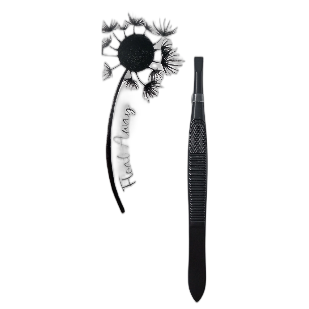 Spa Life Crab Tip Tweezer- Black