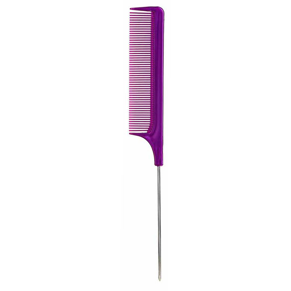 Needle End Comb - Candy Colour PURPLE
