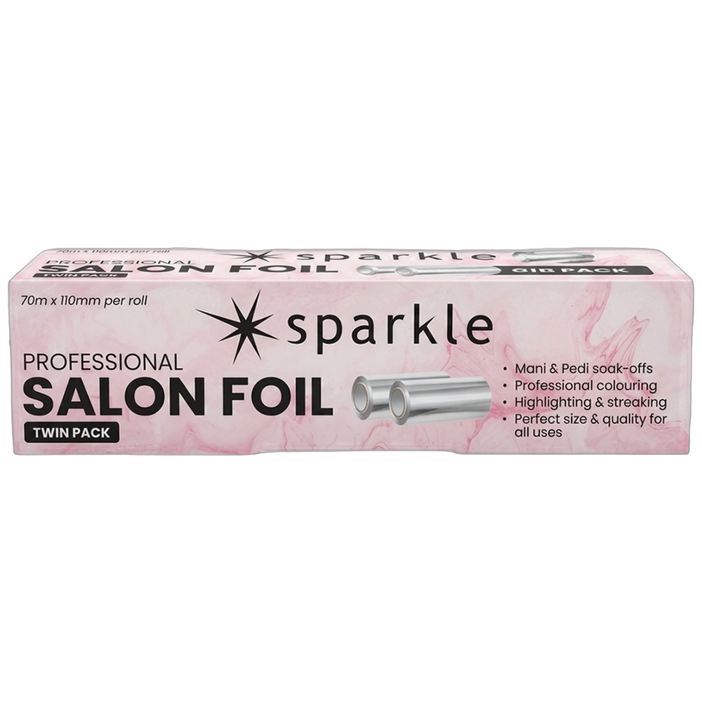 Sparkle Silver Foil - 2x Rolls Per Box 70m x 110mm each