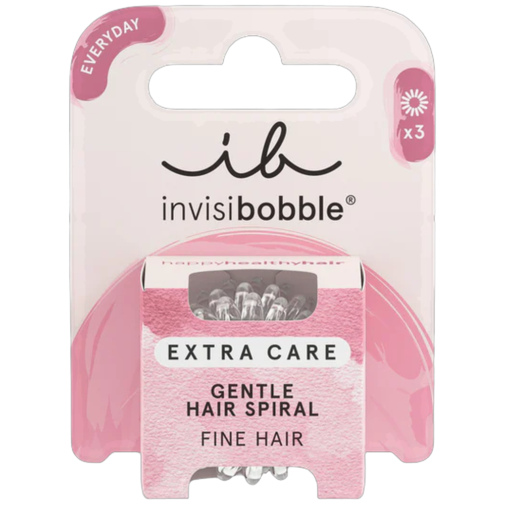 ***invisibobble - Original - Extra Care Crystal Clear 3pc