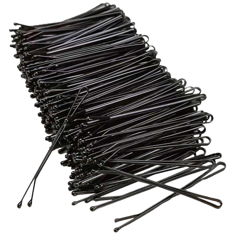 Wavy U Pin 65mm - Black 500g box (CH54265)