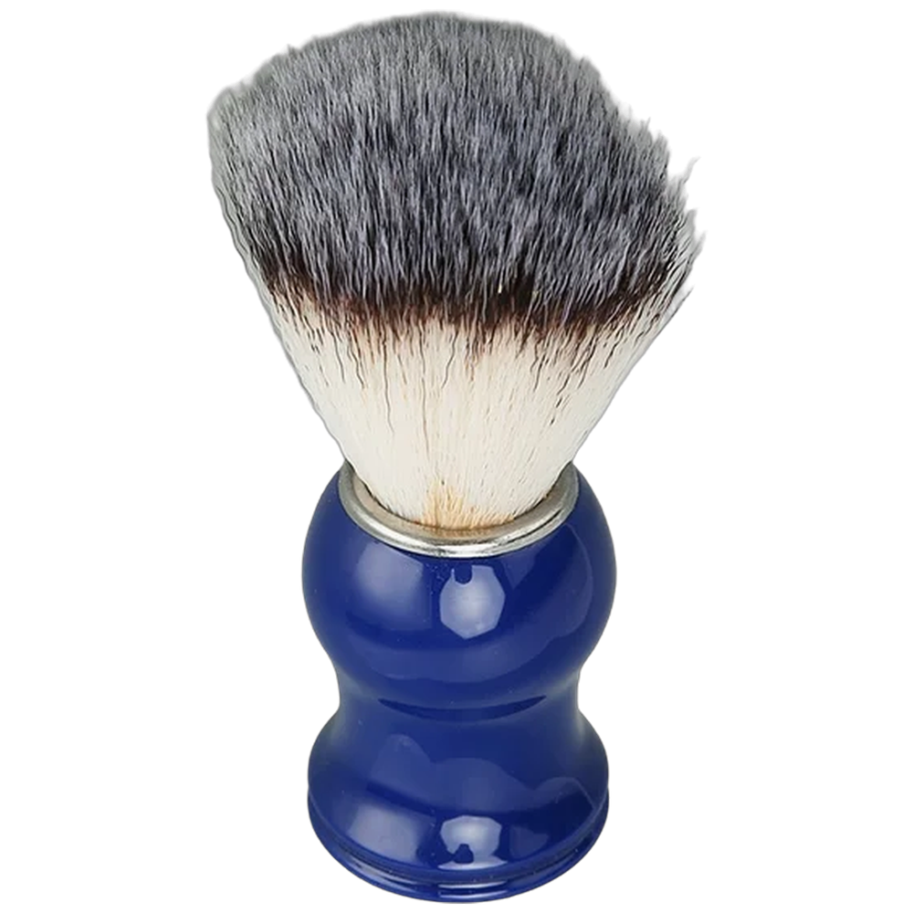 Shaving Brush with Blue Handle