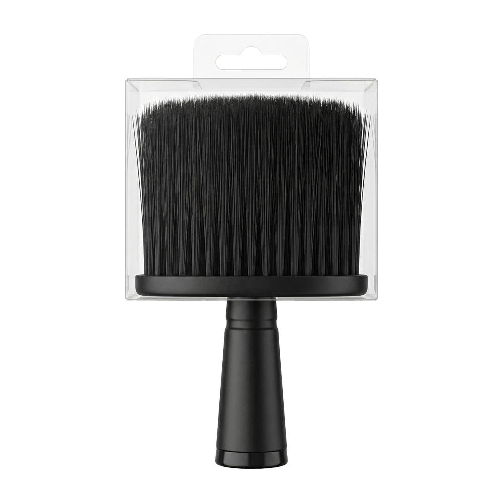 Neck Brush with Black Bristles & Handle