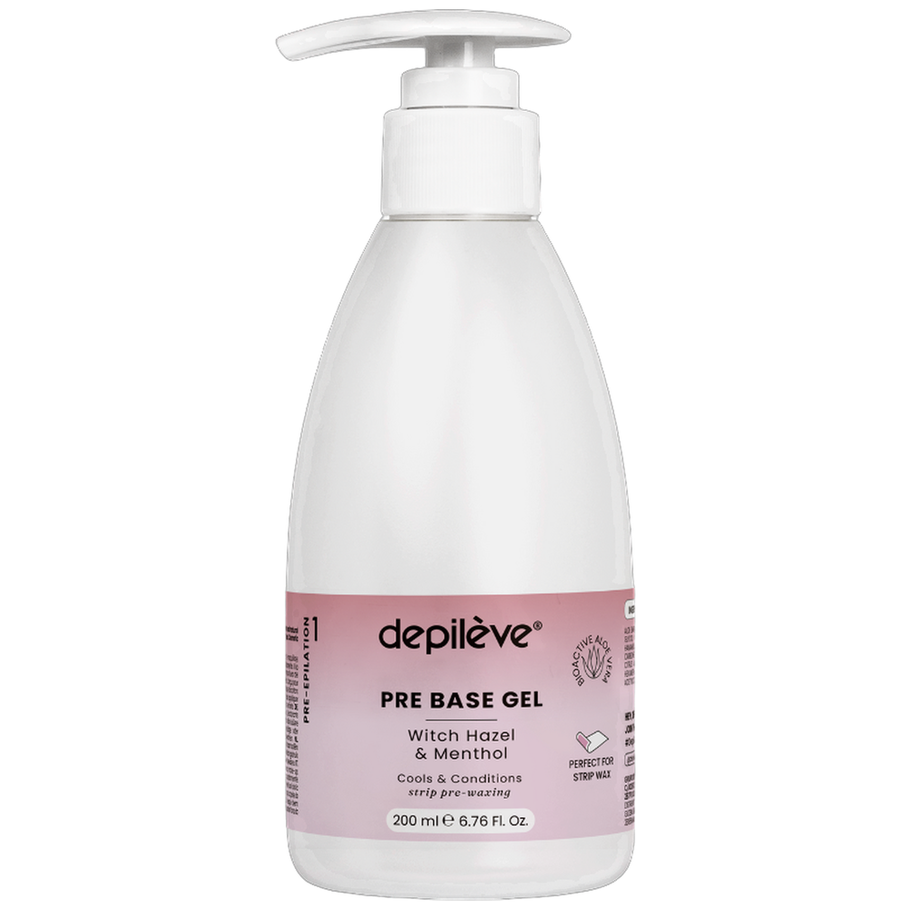 Depileve Pre Base Gel 200ml - Witch Hazel & Menthol