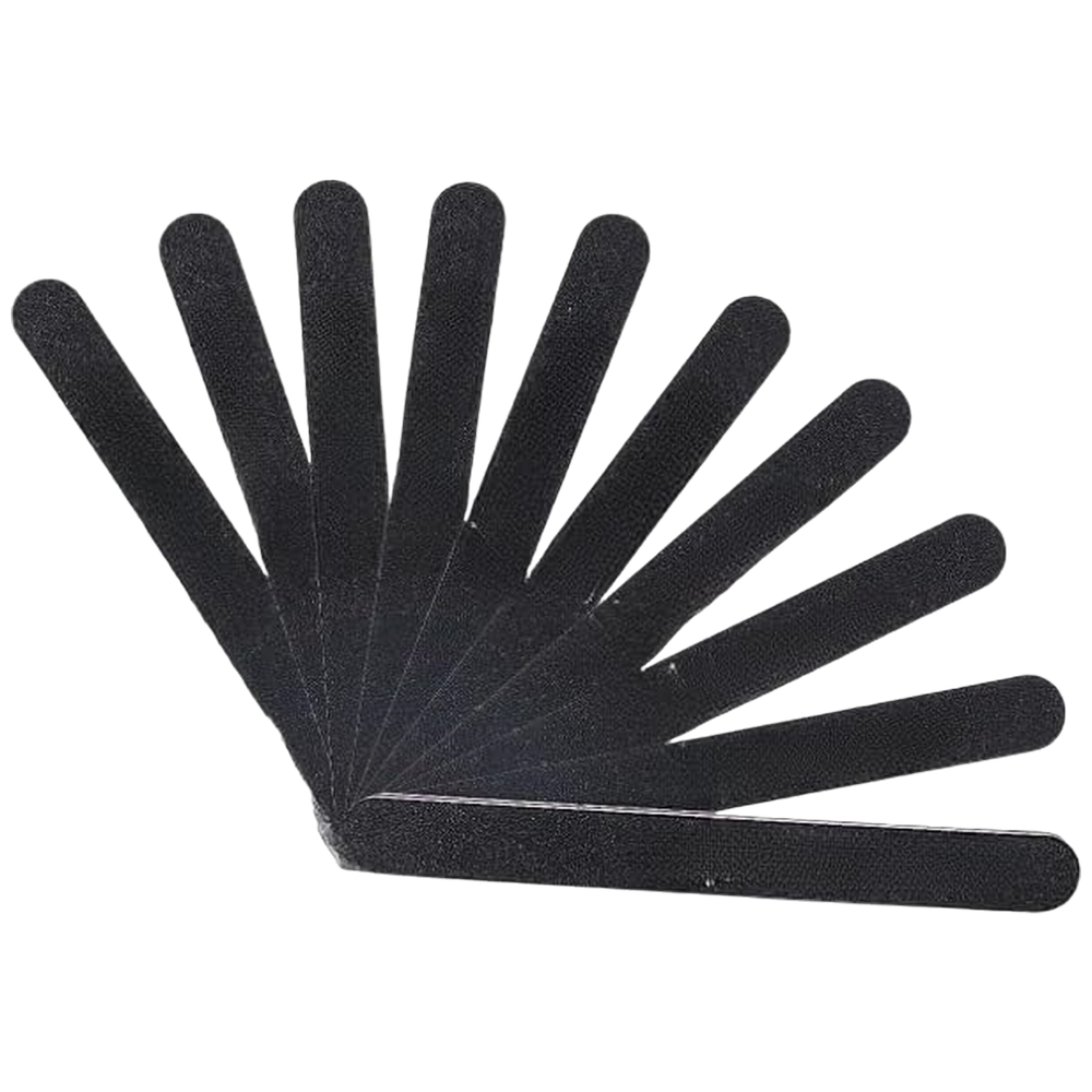 Nail File Black Straight - 100/100