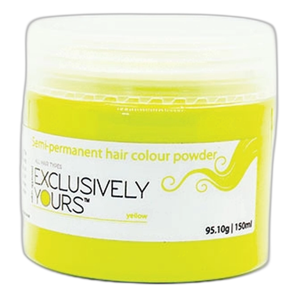 Exclusively Yours Hair Colour Powder 95g Yellow