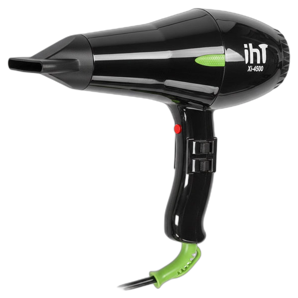 IHT Hair Dryer - Professional Hand Held Dryer - Black