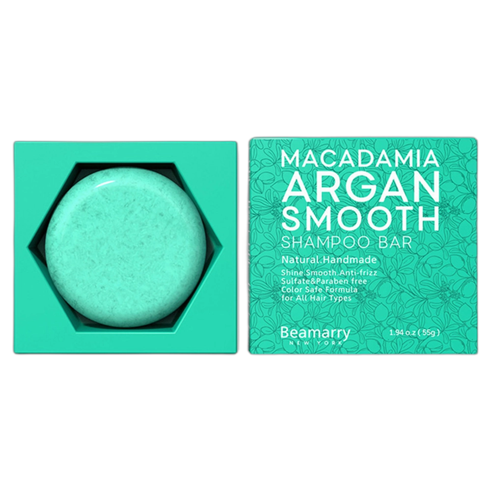 ***BEAMARRY Macadamia Argan Smooth Shampoo Bar 55g