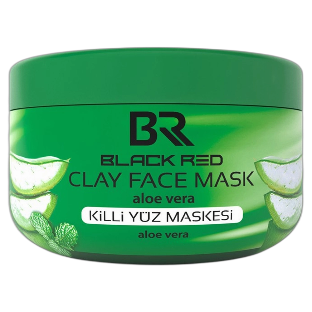 ***BLACKRED Clay Face Mask - Aloevera 400g