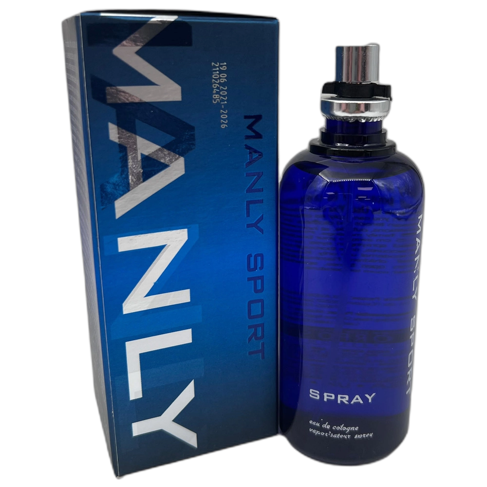 ***MANLY Eau De Cologne Men Sport Blue 125ml