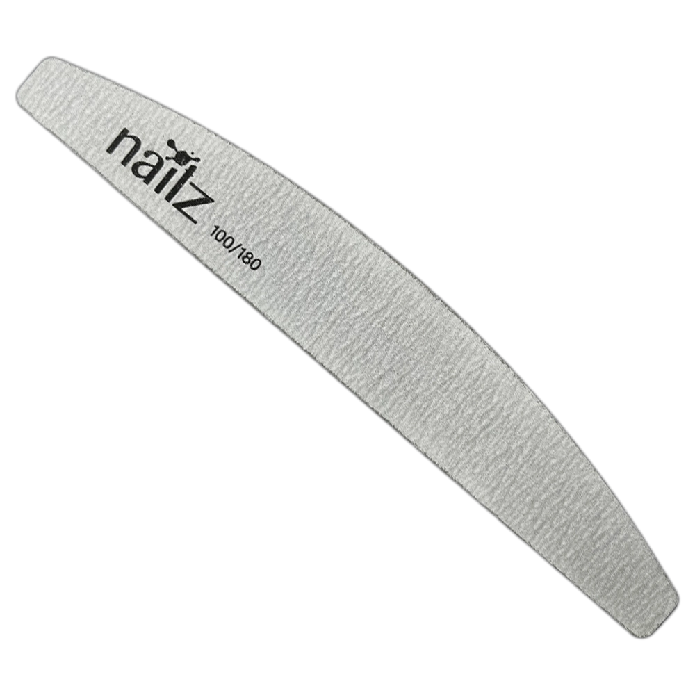 NAILZ Nail File - Halfmoon Grey 100/180 [Korean]