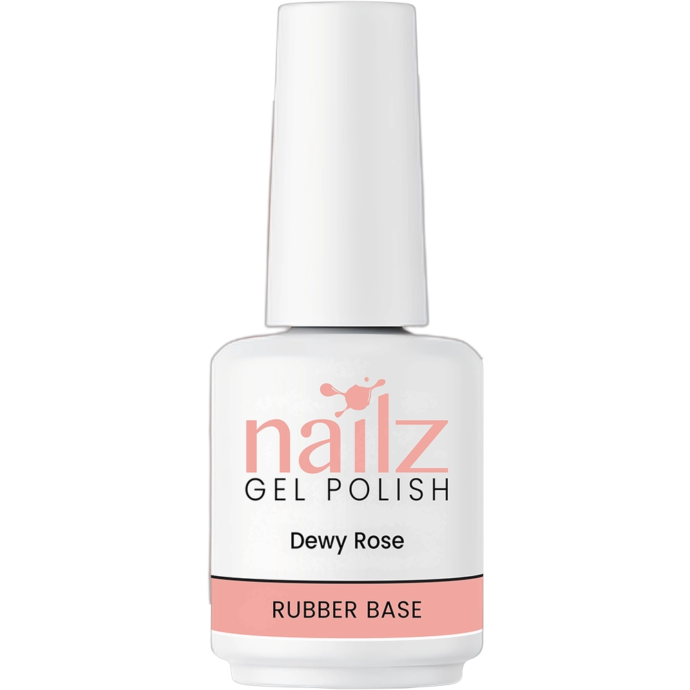 Nailz Gel Polish 15ml Rubber Base Gel - Dewy Rose