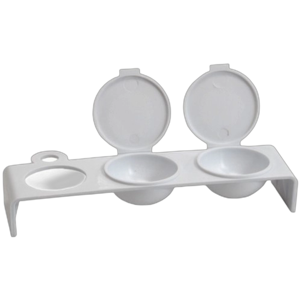 Plastic Tripple Dappen Dish