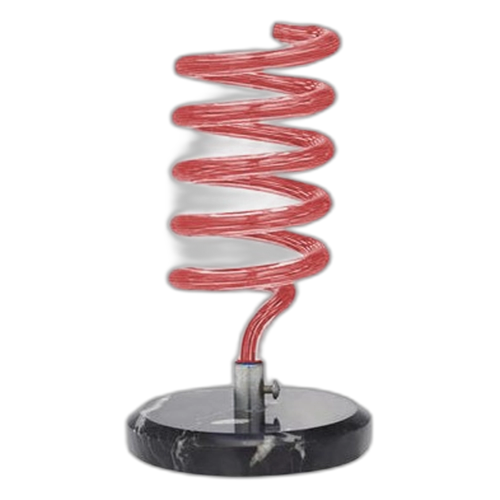 ***Hair Dryer Holder - Table Mount - Red Spiral