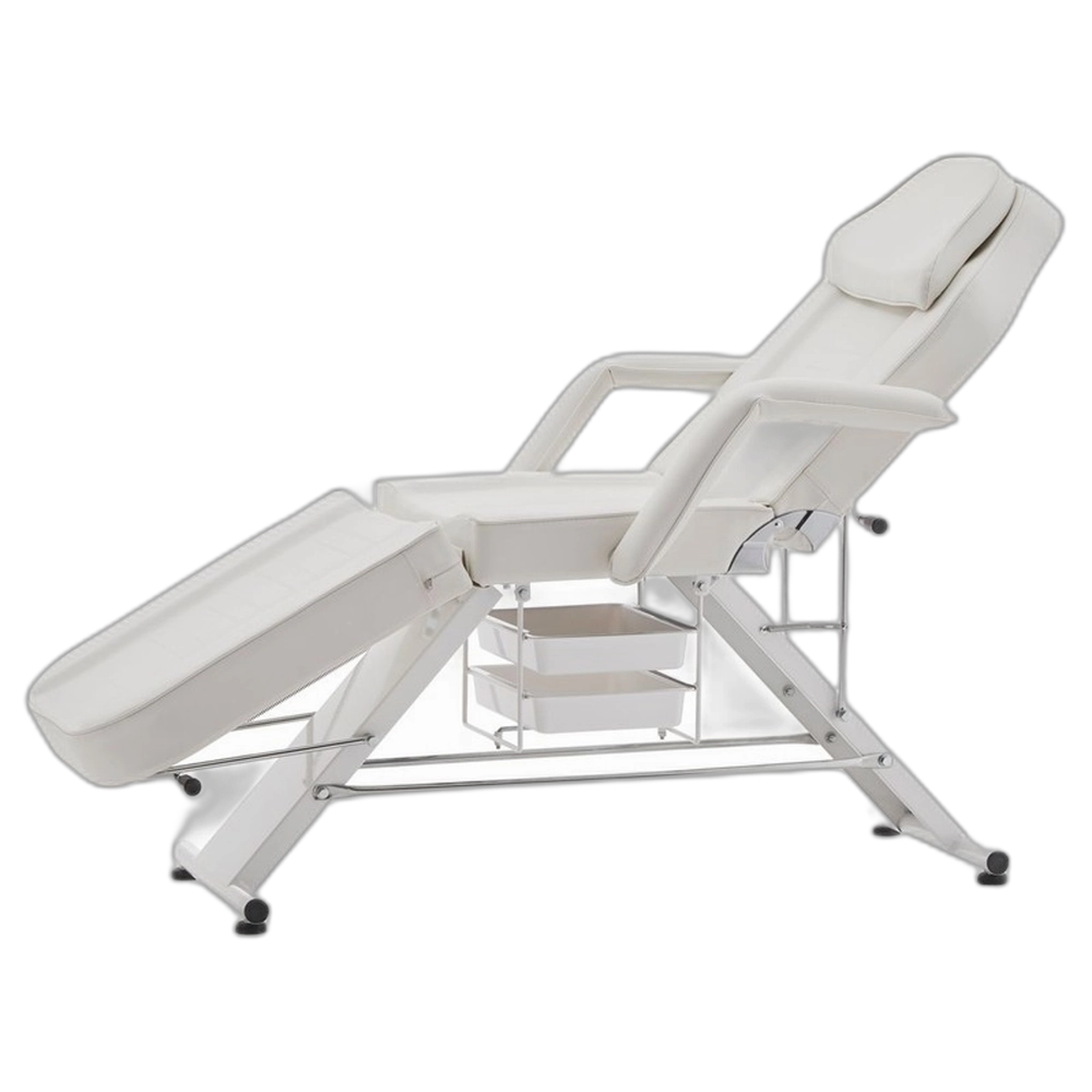 Body Couch/Facial Chair 3 part - White (181cm Long x 62cm/82