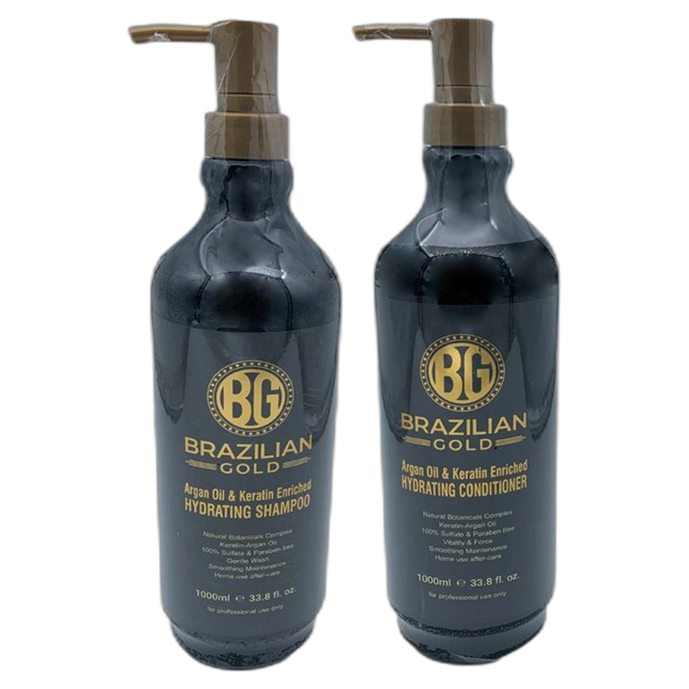 Brazilian Gold Combo- Hydrating Shampoo & Conditioner 1000ml