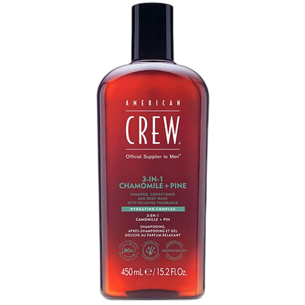 *American Crew 3 in 1 Relaxing Chamomile + Pine 450ml