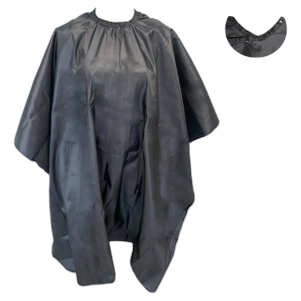 Cutting Cape Polyester - Black with Stud (CP59939)