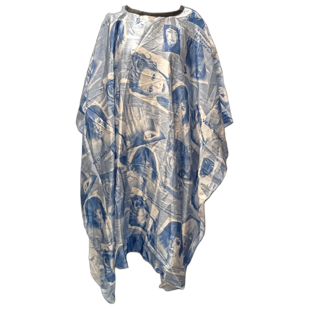 ***Cutting Cape - Blue Faces - Velcro (CP81539)