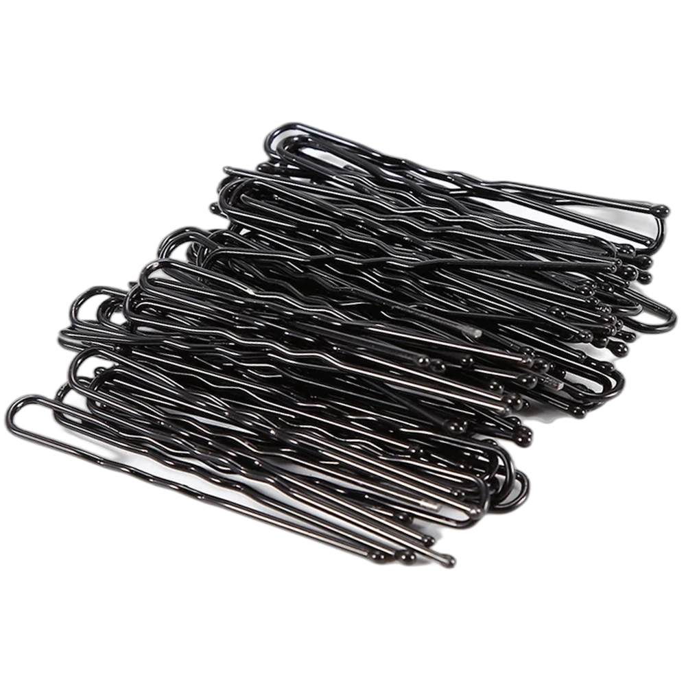 Salon Fresh Hair Setting Pins Wavy 45mm - Black - 250gm Tub