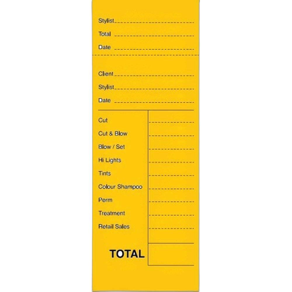Docket Book - Yellow
