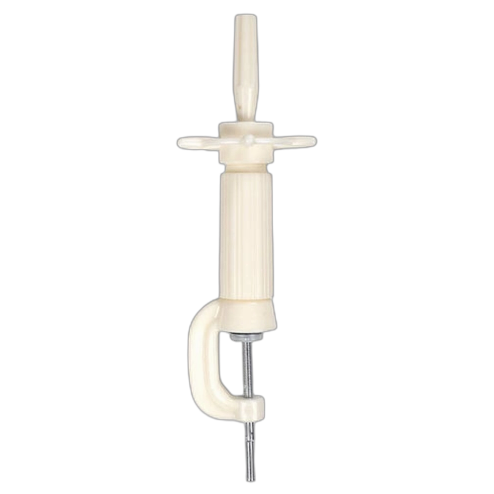 *Table Clamp for Mannequin Head - White
