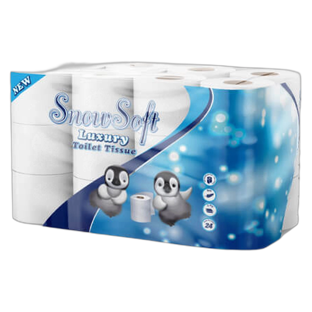 ***Snowsoft 1 Ply Toilet Paper 24s