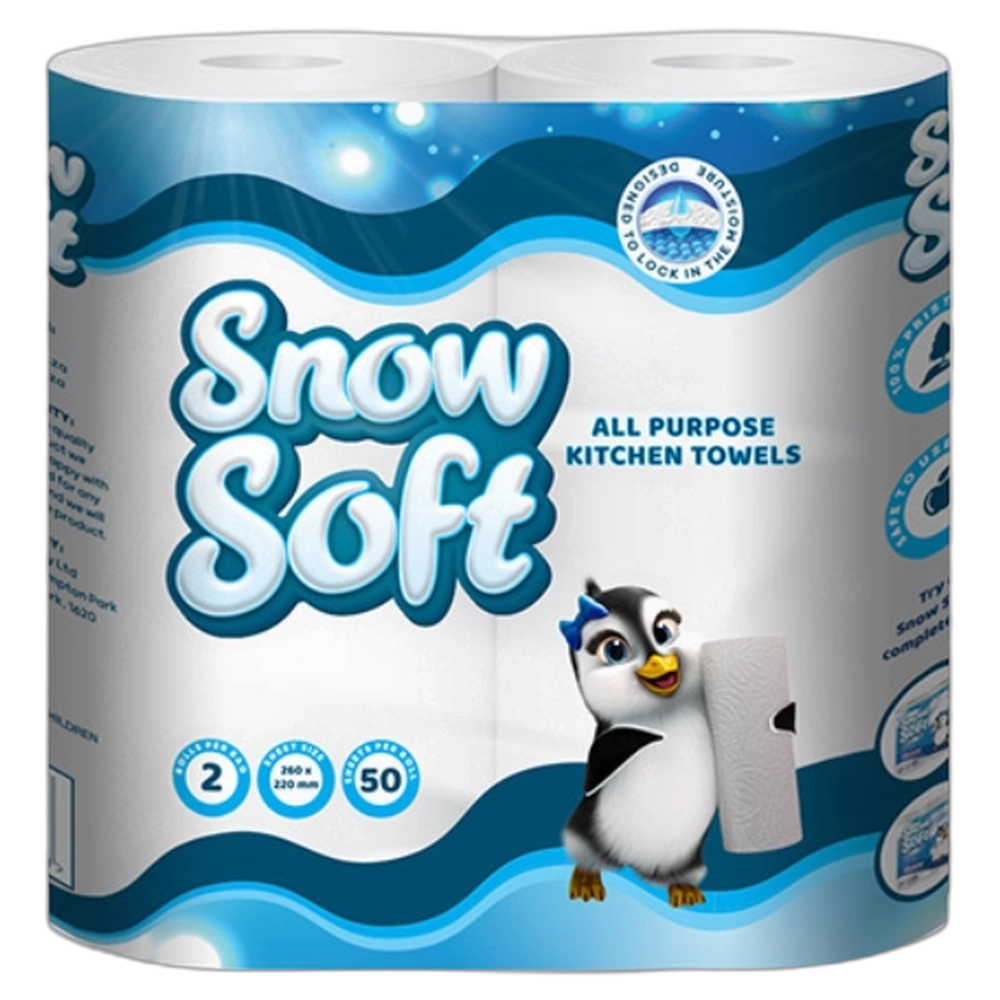 Paper Roll - Small Snowsoft (Kitchen Roll) 2's