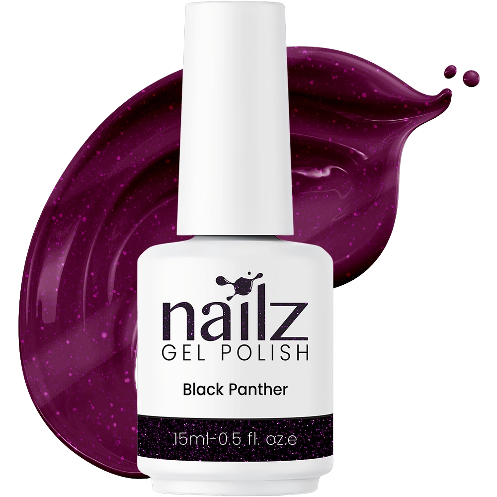 Nailz Gel Polish 15ml - 1322 - Black Panther