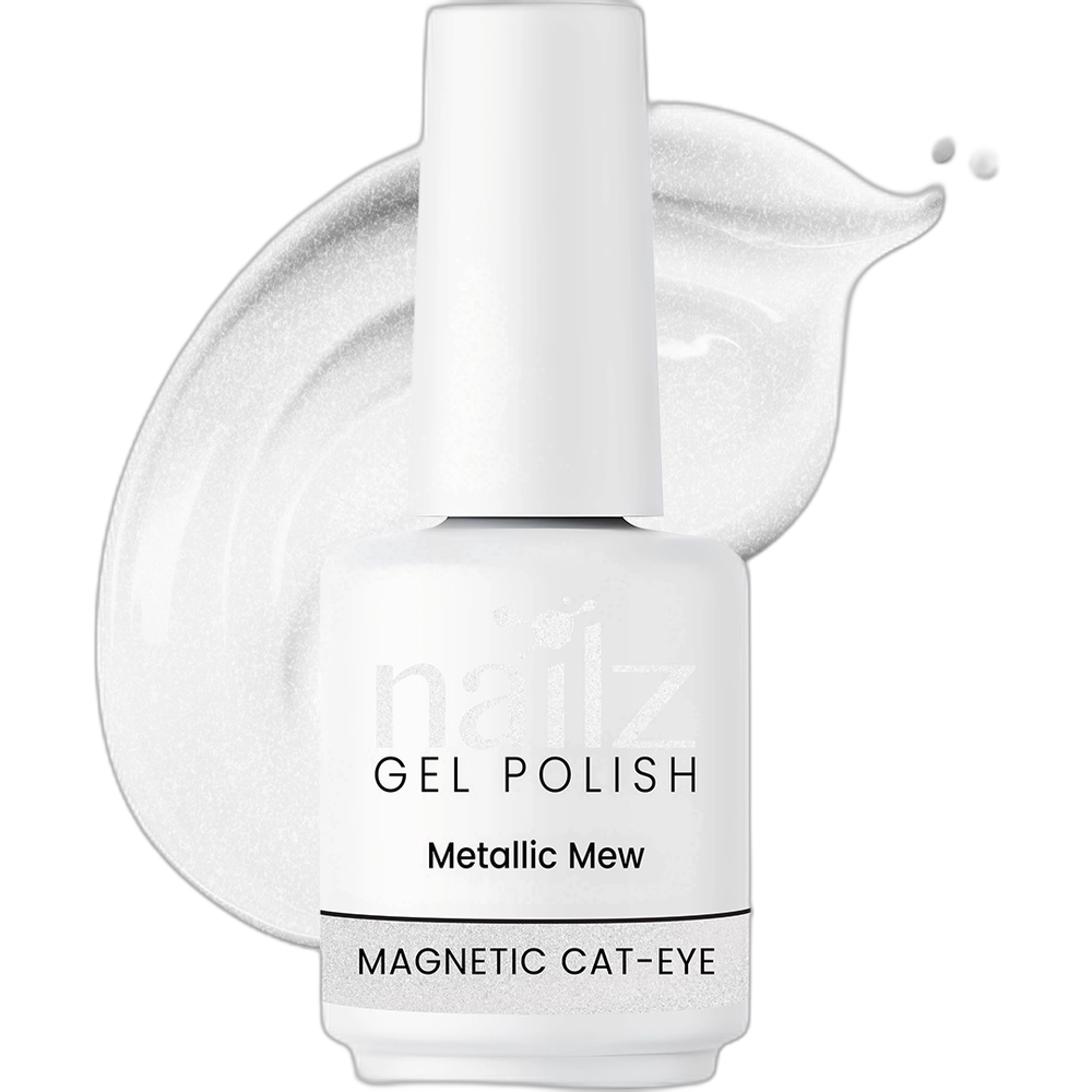 NAILZ Gel Polish 15ml Magnetic Cat Eye- Metallic Mew