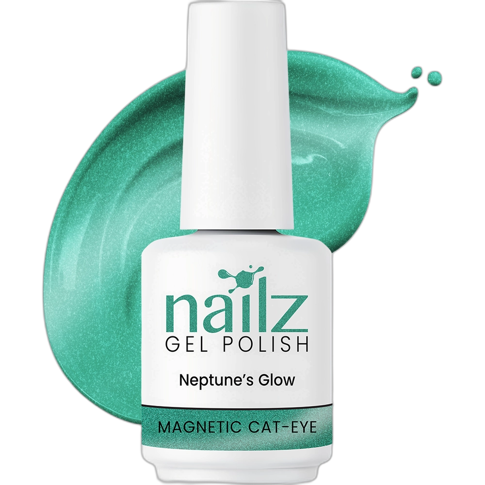 NAILZ Gel Polish 15ml Magnetic Cat Eye- Neptune's Glow