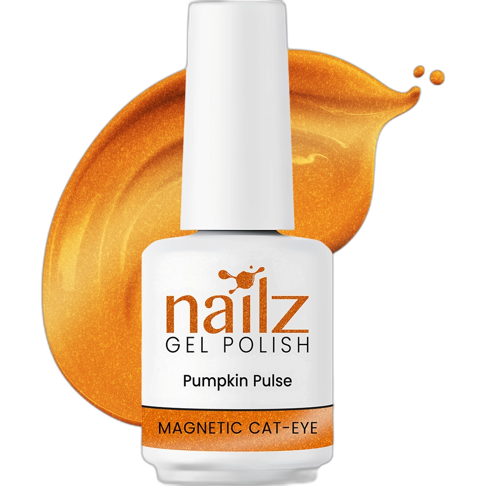 NAILZ Gel Polish 15ml Magnetic Cat Eye- Pumpkin Pulse