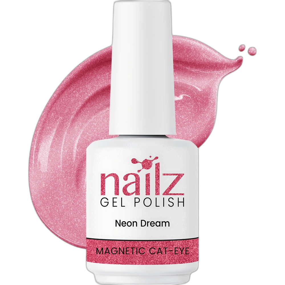 NAILZ Gel Polish 15ml Magnetic Cat Eye- Neon Dream