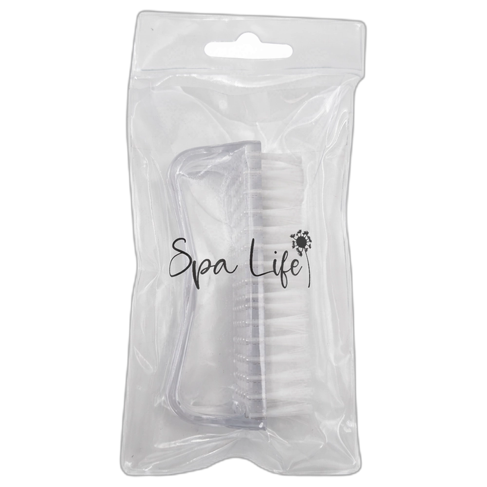 Spa Life Nail Brush - Large in Clear PVC bag
