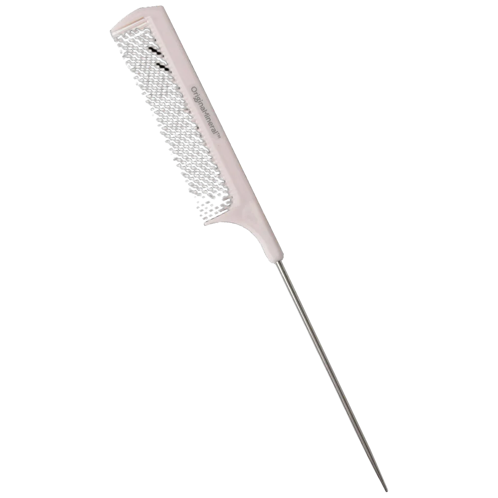 Pink Teasing Comb Small And Large Teetch And Silver Ends6514