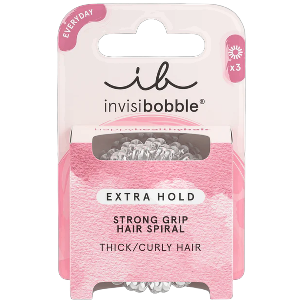 ***invisibobble - Original - Extra Hold Crystal Clear 3pc
