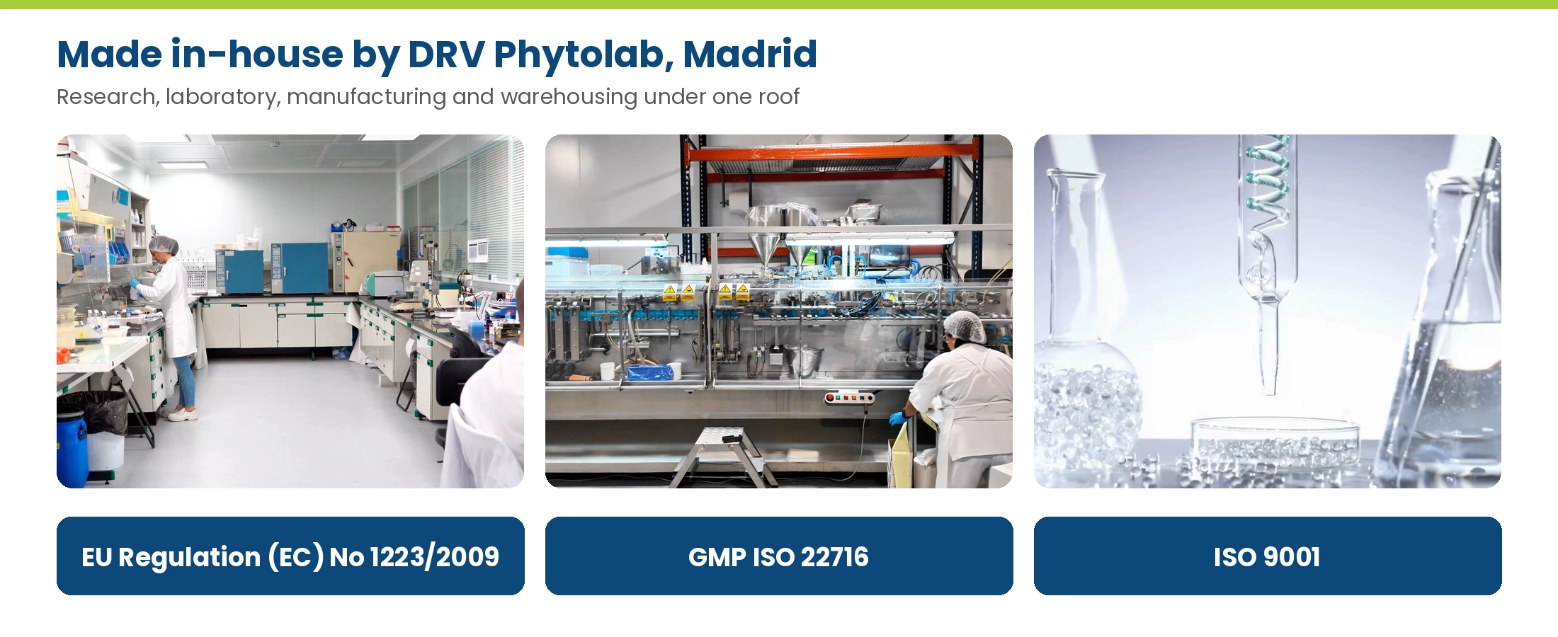 ANESI LAB is made in-house by DRV Phytolab in Madrid, to EU Regulation (EC) No 1223/2009, GMP ISO 22716 and ISO 9001