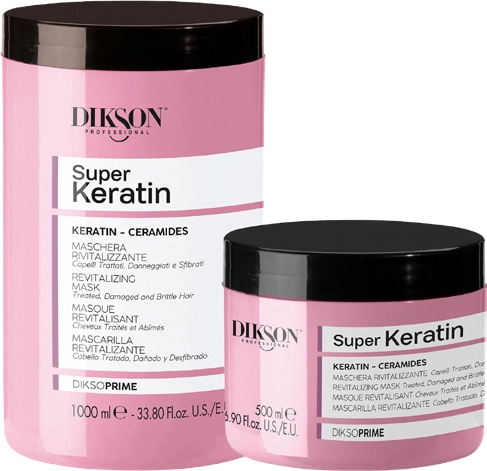 DiksoPrime Super Keratin Revitalising Mask 500 ml and 1000 ml