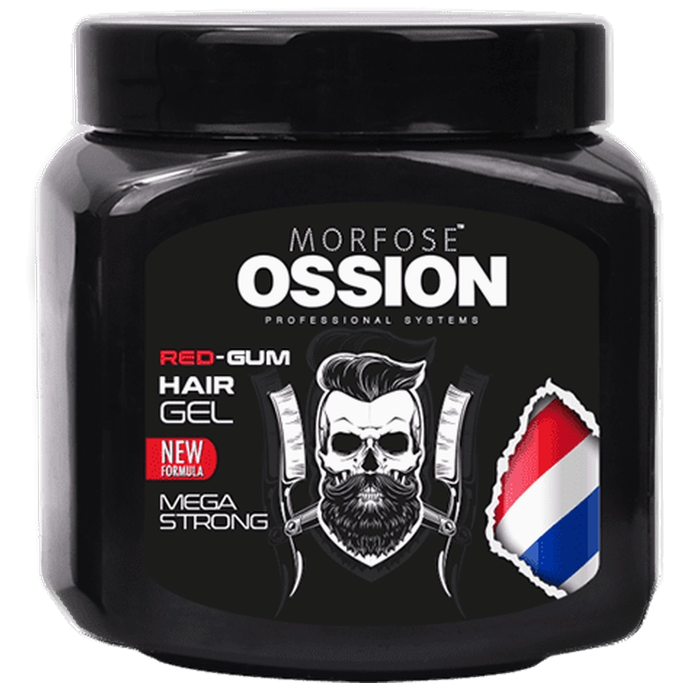 Ossion PBL Mega Strong Hair Gel Red Gum