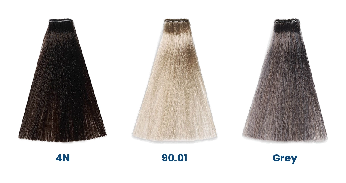 Nouvelle Cream Color 4N, 90.01 and Grey