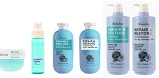 Shakebar Repair & Restore shampoo and conditioner for dry, damaged hair