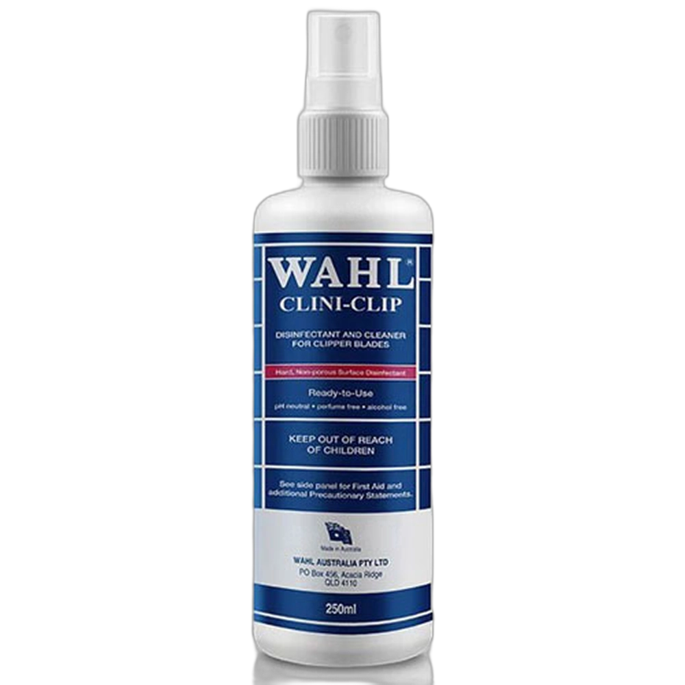 1776430587_HHEHGHWAH001 Wahl Clini-Clip Blade Disinfectant and Cleaner Spray 250ml - Image 1